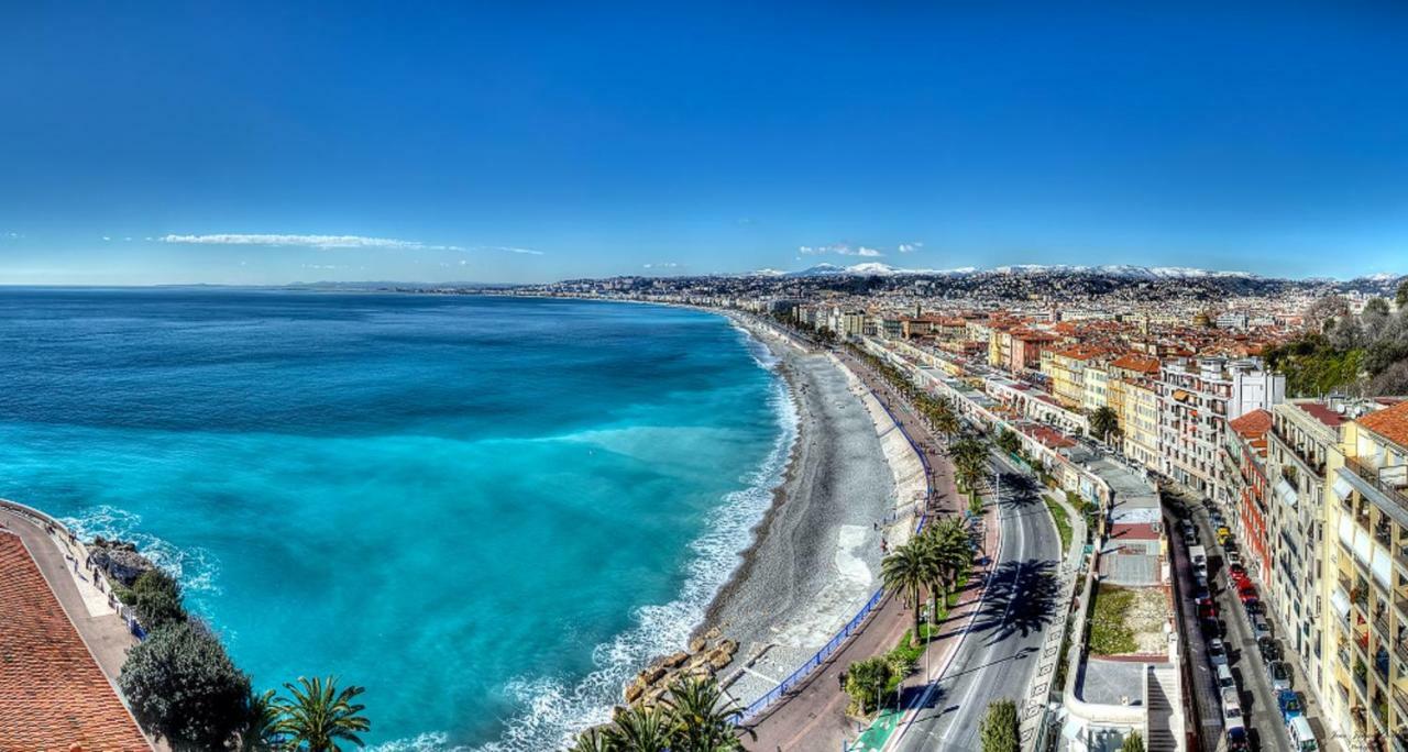 Zen Beach Cannes Sea View Apartment Beach In Front X2 Pools-Ac-Clim-Wifi-Free Parking Inside Ngoại thất bức ảnh