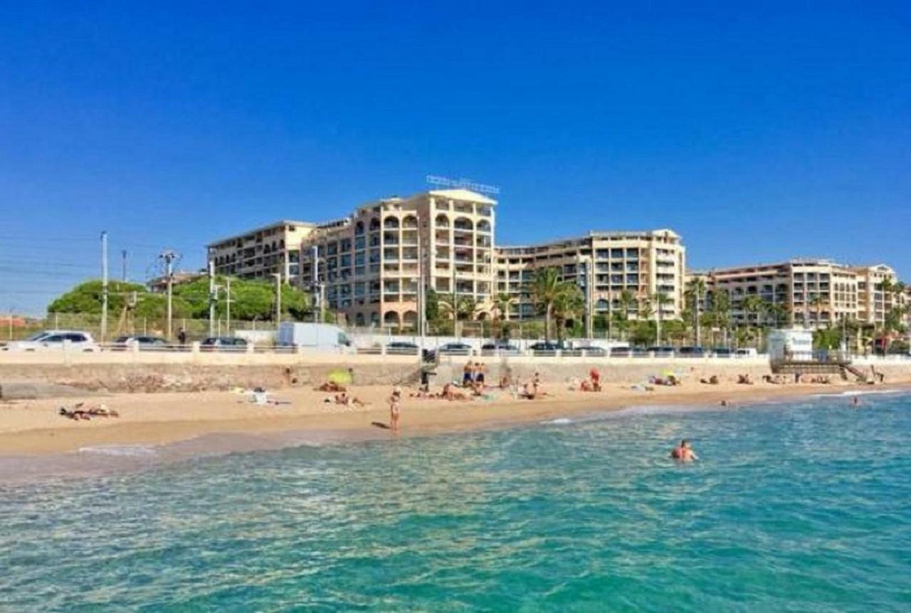 Zen Beach Cannes Sea View Apartment Beach In Front X2 Pools-Ac-Clim-Wifi-Free Parking Inside Ngoại thất bức ảnh